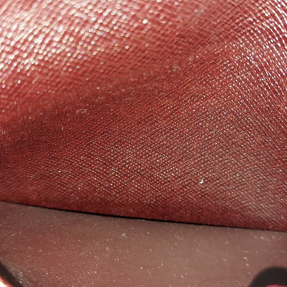 Louis Vuitton Long Taiga Plum  Leather Wallet Card Bifold Checkbook - Picture 6 of 7